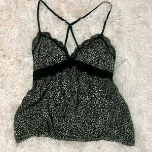 Sexy Leopard Lacey Top